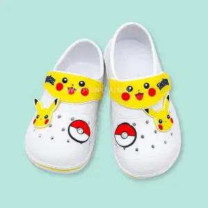 피카츄 하스 EVA 실내화초등생 주니어 키즈 학생 학교 캐릭터 어린이 어린이EVA