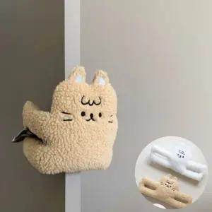 도어스토퍼인형 문쾅 닫힘방지 방손잡이커버 방문 끼임 쾅방지 방힘 쿠션 힘보호대 충격패드 쾅캡