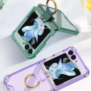 Z플립케이스 갤럭시 링고리 투명 에어범퍼케이스 Z플립5