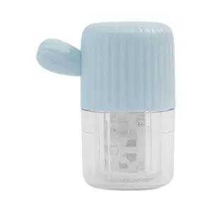 반자동 회전 렌즈세척기 (스카이) DK27용품 휴대용 클리너 세척통 소프트 셀프 수동