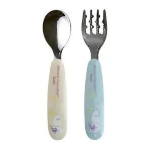 무민 스테인레스 스푼 포크 세트 13cm이유식 포트 아이식기