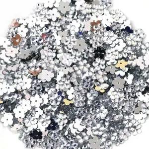 [하프클럽/]단면비즈(방울꽃_실버)오천개입 자재 x 1봉