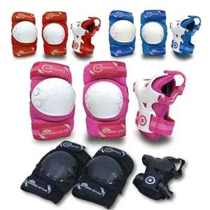 뉴스타 아동용 인라인 프리미엄 보호장비 3종세트대세트 어린이장구 보호 자전거 무릎 어린이 스케이트보드