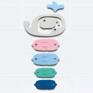 큐트 목욕놀이 스티커 퍼즐 (웨일)장난감 유아완구 아기