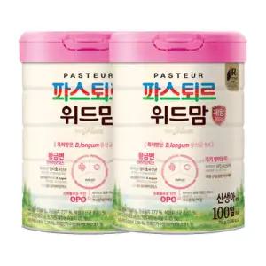 파스퇴르 위드맘 제왕 분유 100일 750g 2통