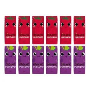 오가닉유기농 쁘니트니 아기주스 125ml 각6개씩 총12개