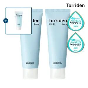 [SET] 토리든 다이브인 저분자 히알루론산 크림 80ml X 2개 (+수딩크림 20ml)