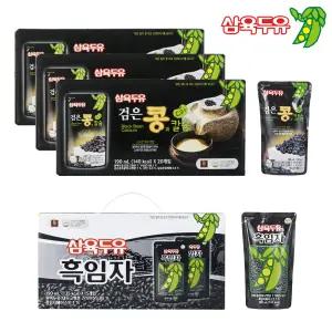 삼육두유 검은콩과 칼슘 흑임자 두유 파우치 190ml 80팩