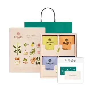 오설록 러블리티박스 세트, 12입 + 증정(설 용돈봉투)