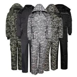 겨울배달 일체형방한복 작업복우주복 추천 스즈끼 정비 낚시 기모바지 점퍼 회사단체복