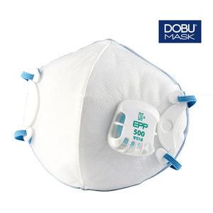 국산 도부라이프텍 실리콘 보형물 접이식 1급 방진마스크 500 500C 활성탄 탈취 필터 냄새 KF94 배기밸브형