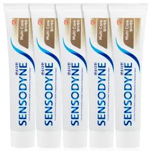 센소다인 멀티케어 치약 100g 5개 잇몸치약 치아미백 불소 입냄새제거 시린이