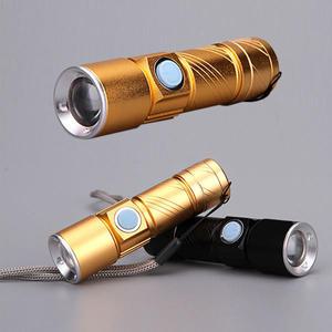 USB충전 미니 줌 후레쉬/랜턴/라이트/LED/손전등/캠핑/낚시/등산