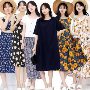 시원한 쿨원단 냉장 빅사이즈 여름원피스~99까지/레이온/엄마옷/인견원피스/배기팬츠/아이스바지/6부7부9부