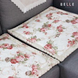 자가드 장미 레이스 방석(사무실/쇼파의자방석)