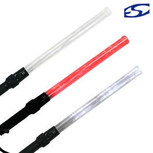 국산 LED 2칼라 신호봉 경광봉 레드/화이트 SKE-701RW