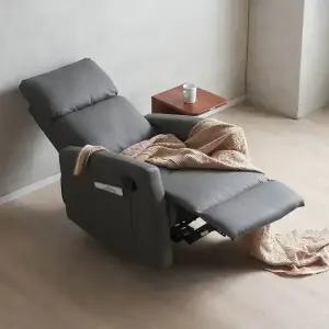 에보니아 리브 1인용 수동 리클라이너 에어레더 / 1인 쇼파 소파