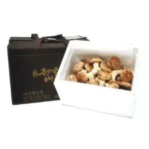 [버섯결] 생 표고버섯 선물포장 고급형1kg (부직포포장)