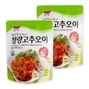 일가집 청량고추오이 250g 2개 청양고추오이