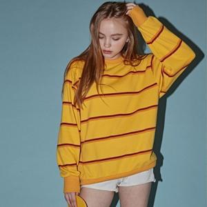 [구김스][특가] 동안 코디 완성_스트라이프 기모 맨투맨 (데일리룩 추천)_1230YE