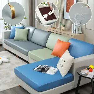 홈메이드 분리형 방수 쇼파커버 가죽 소파덮개 패드 방석 등받이 커버 리폼 천갈이