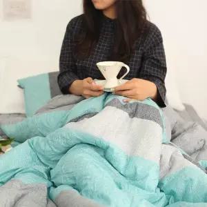 레브라이프 친환경 기숙사 모달 차렵이불 세트 2컬러