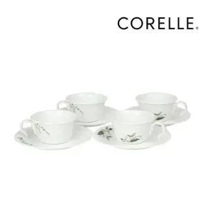 갤러리아 코렐 에메랄드리브 신커피잔세트4인조