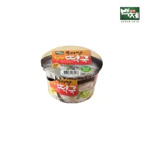 백제 우리쌀 햅쌀떡국 163g x 16개 [한박스] 끊는물에 2분/ 간편요리