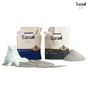 [11쇼킹] 9kg X 2팩 샌드백 먼지없고 냄새잡는 벤토나이트 고양이모래