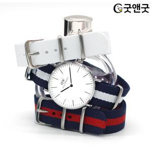 DW 다니엘 호환용 교체 나토밴드 시계줄 18 20 22mm