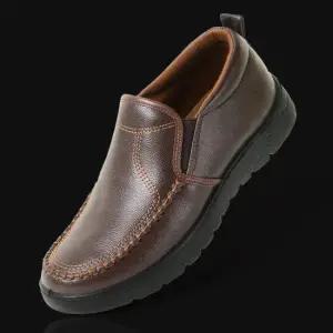 [슬레진저] 타이거 브라운 남성화 남자 구두 남성 로퍼 슬립