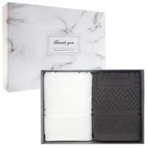 호텔 인테리어 클래식 욕실 발매트 2P 발수건 선물세트