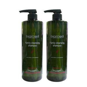엠코스메틱 바이오메드 훼밀리 클렌징 샴푸 1000g 2개