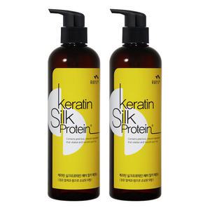 꽃을든남자 케라틴 실크프로테인 헤어 밀키 에센스 500ml x 2개