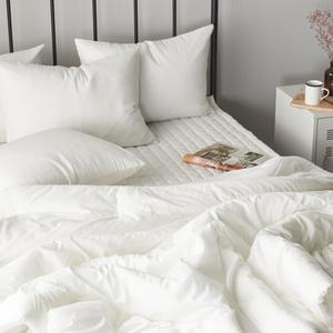 [지베딩] 자연주의 60수 순면 이불커버 + 베개커버 세트 싱글(S)