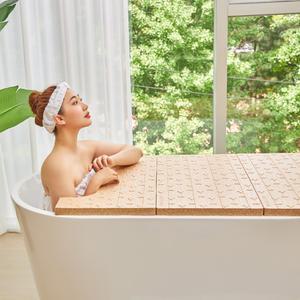 알뜨리 반신욕 욕조덮개 트레이 욕실소품 욕실용품 스파 반신욕덮개 욕조커버