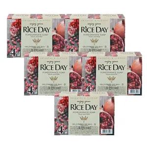 라이스데이 비누 유 90g x4입 x5개(총20개)