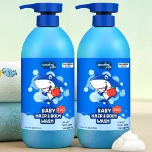 터치미 베이비 3in1 올인원 유아삼푸 어린이 바디워시 1000ml 2개