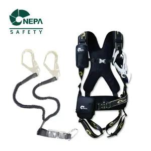 네파 전체식 엘라스틱 안전벨트 NB-203AEE 더블죔줄 안전그네