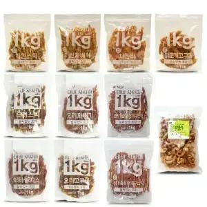 테비 사사미 1kg 대용량 강아지간식