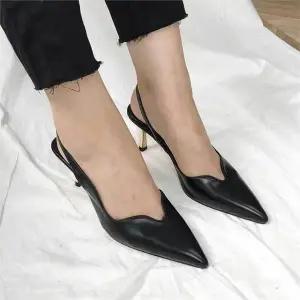 [오노마] ONM 여성 언발 사이드 오픈 슬링백 7cm 글리터 스틸레토 (S8801818)