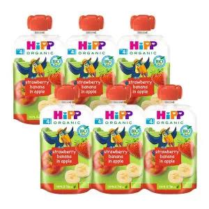 [HiPP] 힙 스트로베리 바나나 인 애플 100g 6개입 X 2박스 (12EA)