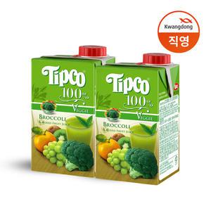 [본사직영] 팁코 브로콜리 혼합주스 500ml x 12팩