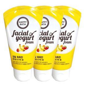 해피바스 정말 촉촉한 페이셜 요거트 폼 250g x3개