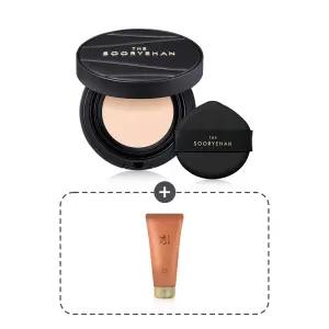 수려한 더 블랙 텐션 핏 메쉬 쿠션 21호