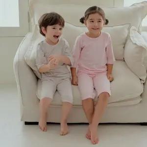 [보리보리/아이숲]베이직 칠부실내복(8color)