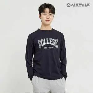 [보리보리/에어워크 주니어]컬리지 빅 레터링 이스크라 베이직 티셔츠