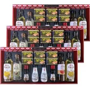 CJ 스팸 선물 세트 특별한선택 스페셜G호x3(1BOX) 명절선물세트 추석 혼합 알차고 풍성한