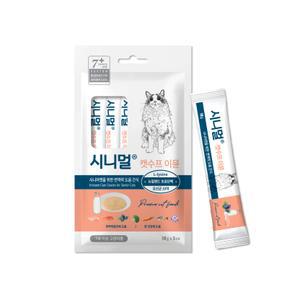 시니멀 캣수프 이뮨 10g x 5p 노령묘 면역력 구내염 저칼로리 영양 간식