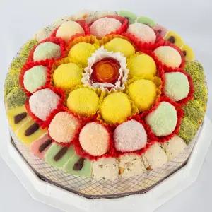 [떡집닷컴]연지곤지 떡케익 3호 (2.6kg) / 선물 / 떡집닷컴 / 떡 / 부모님 선물 / 영전 / 케익